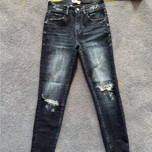 KanCan Faded Distressed Skinny Jeans